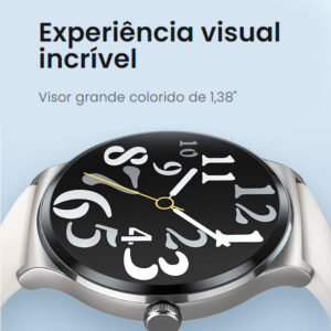 Smartwatch Haylou Solar Lite Android Ios Tela pol Prata Zhiyun