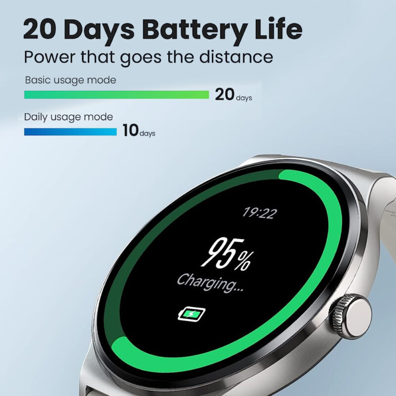 Smartwatch Haylou Solar Lite Android Ios Tela 1.38 pol Prata