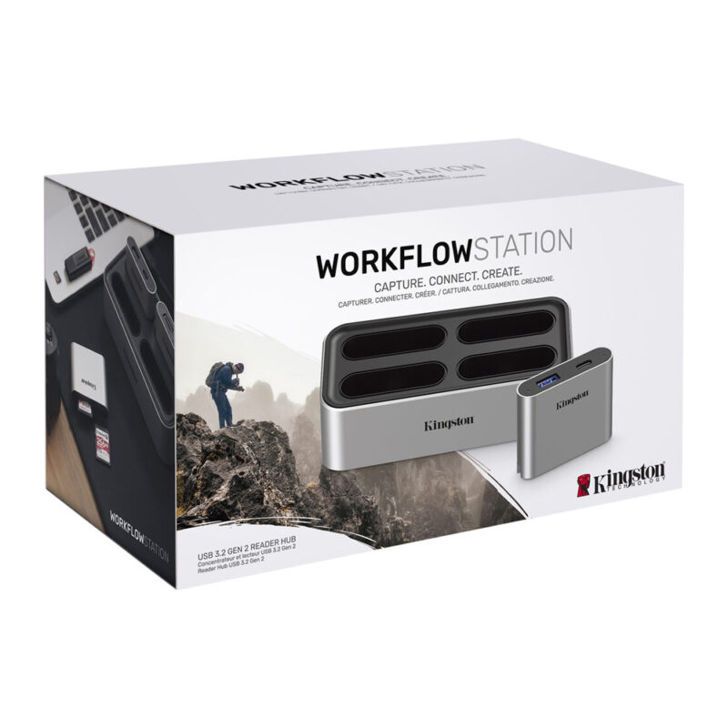 Estação de Trabalho Kingston Usb 3.2 Dock e Hub Mini Usb A/C