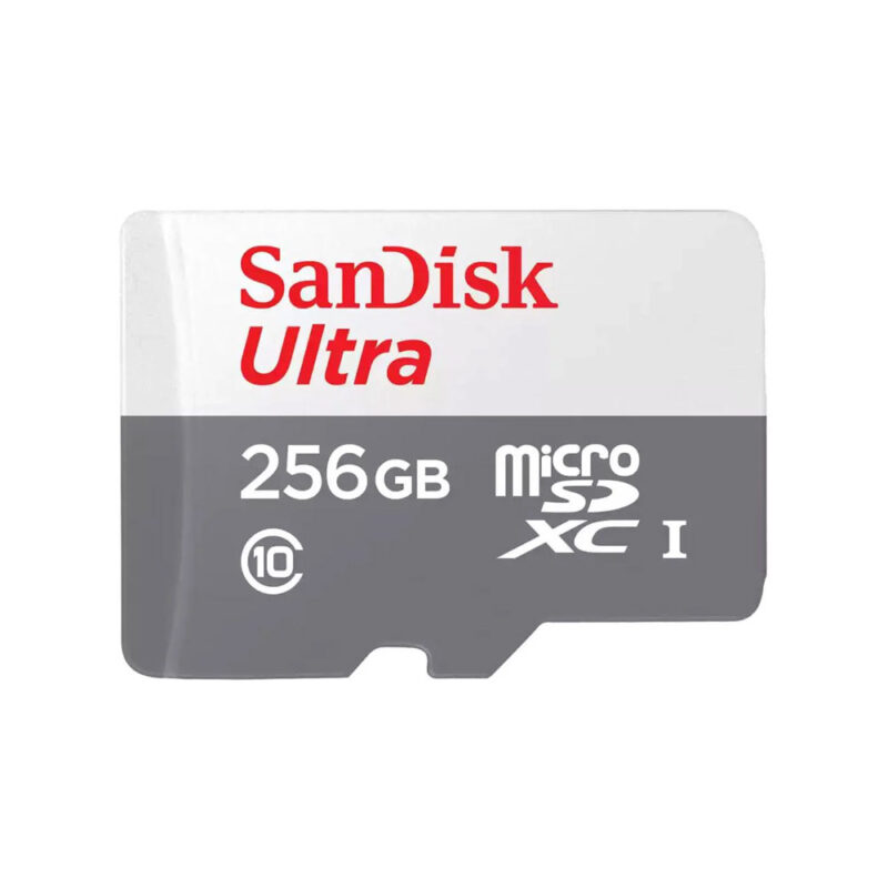 Cartão Memória MicroSd Sandisk 256gb Micro Sd Ultra 100Mbs
