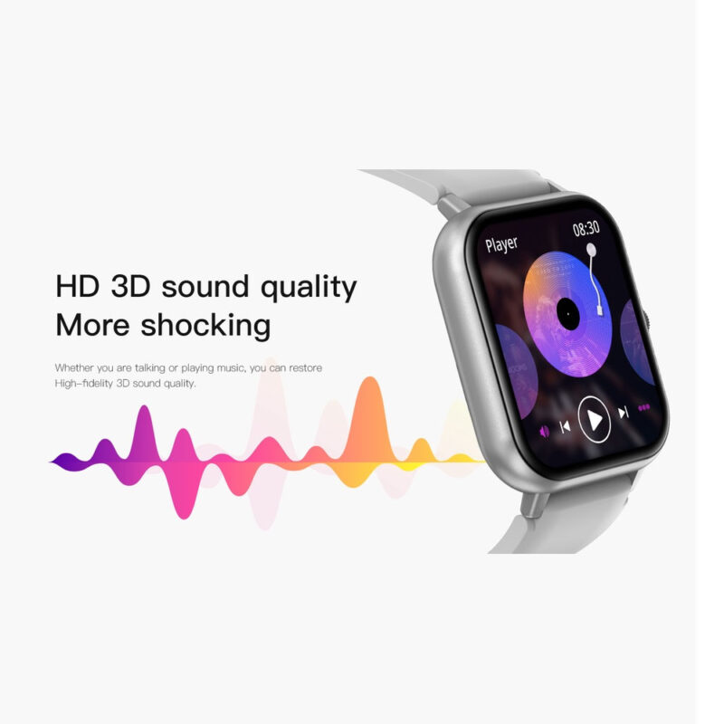 Smartwatch Zwear Zl54c Android Ios Tela de 1.83 pol. Prata