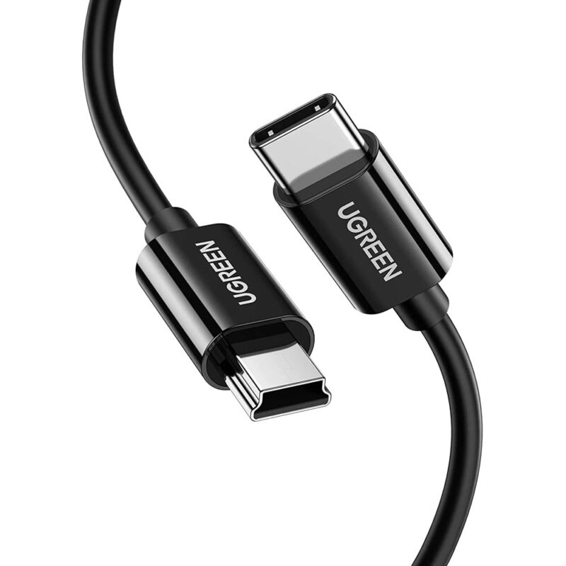 Cabo de Dados Ugreen Usb Tipo C Macho p/Usb B Macho 1M Preto