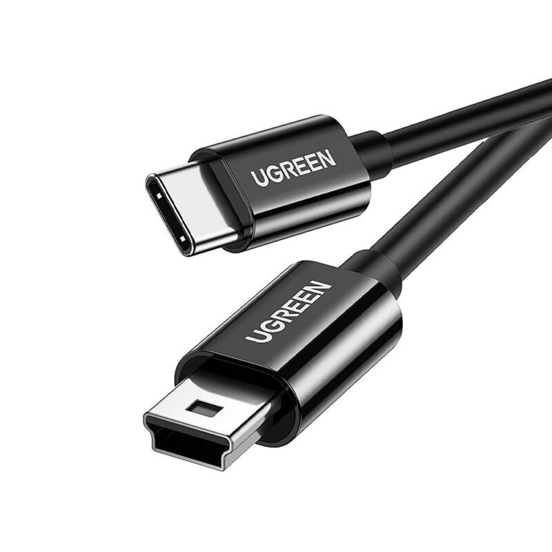 Cabo de Dados Ugreen Usb Tipo C Macho p/Usb B Macho 1M Preto