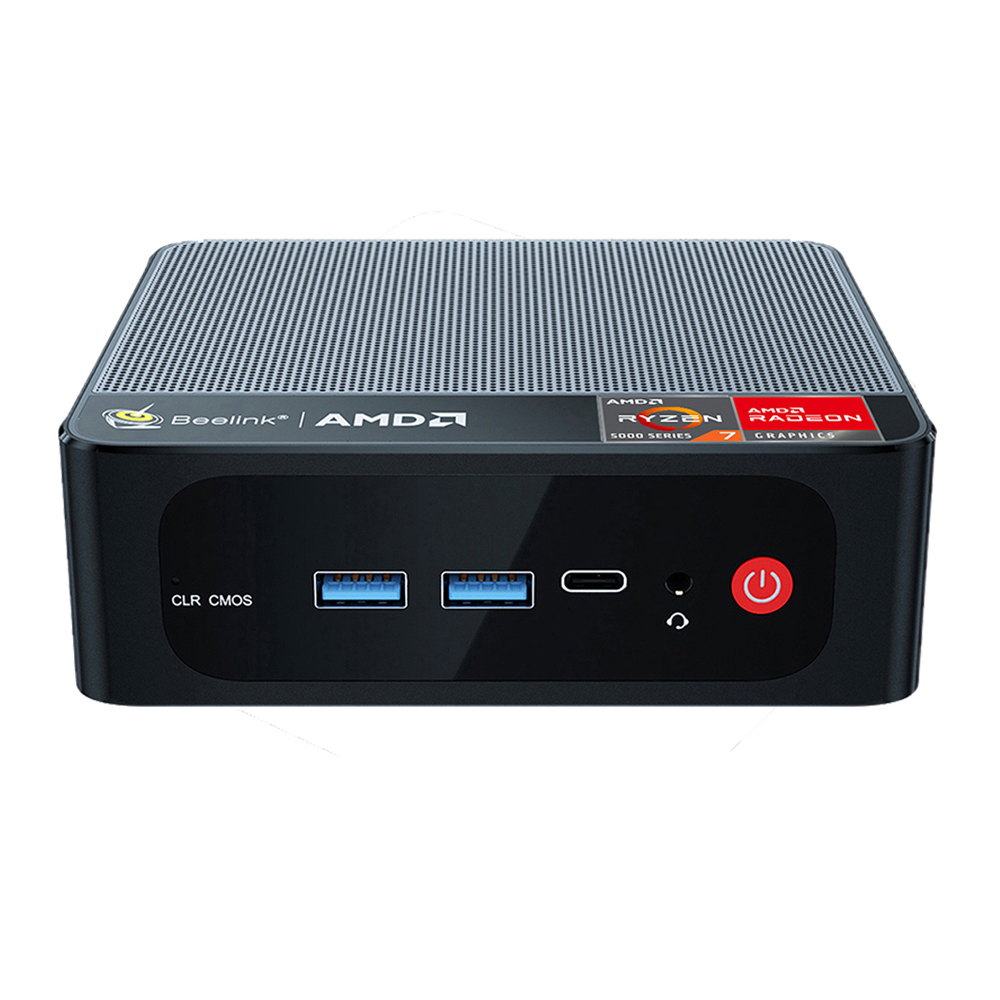 Mini Pc Beelink Processador Ryzen Amd 7 5800h 500gb 32gb Apenas 220V