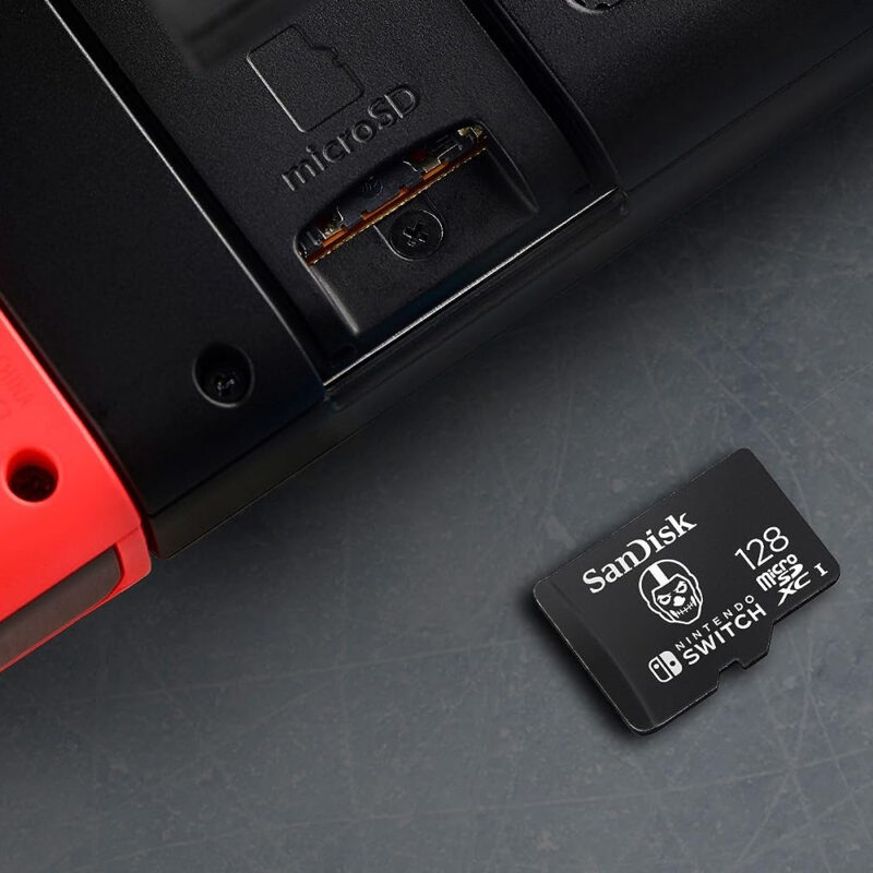 Cartão de Memória Micro Sd Sandisk 128gb p/Nintendo 100Mbs