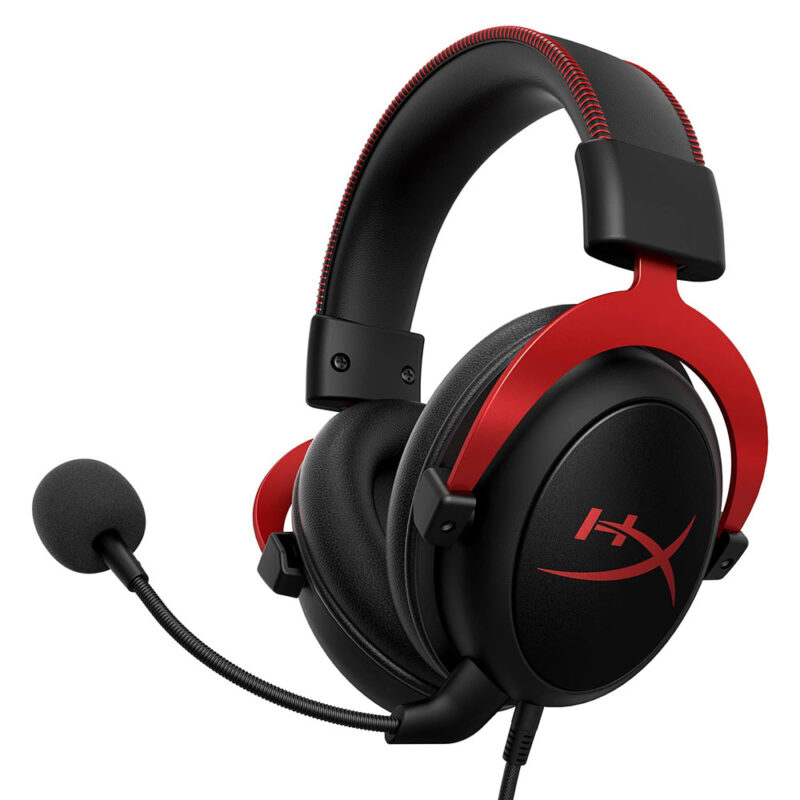 Fone de Ouvido HyperX Cloud II Headset Gaming Preto Vermelho