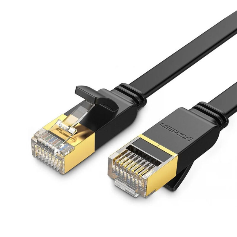 Cabo de Rede Ugreen Cabo Ethernet Rj45 Macho 50cm Preto