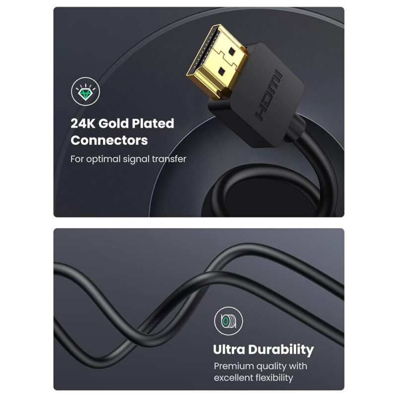 Cabo Adaptador Ugreen Micro Hdmi p/Hdmi Macho 1M Preto