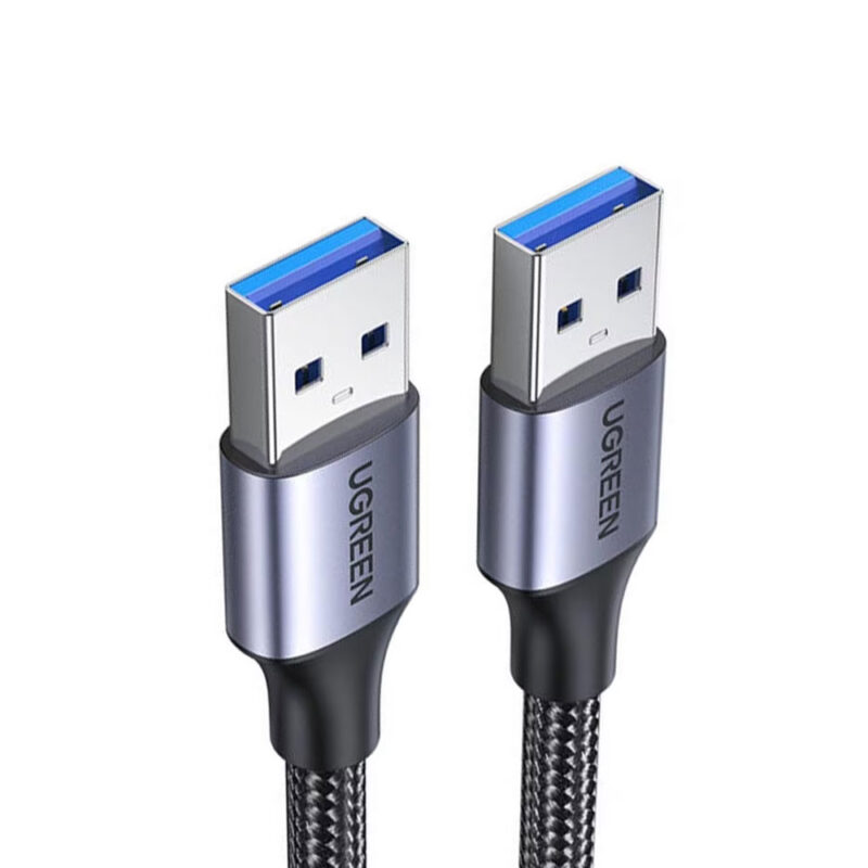 Cabo Usb 3.0 Ugreen Tipo A Macho/Macho 2 Metros Preto