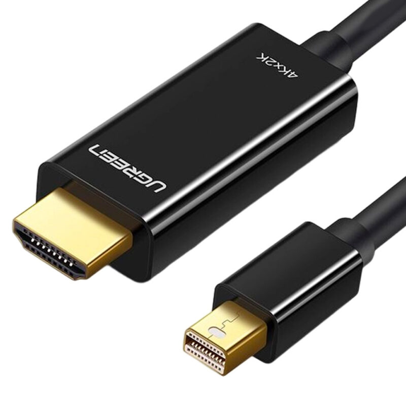 Cabo Mini Displayport Ugreen p/Hdmi Macho 4K 3 M Preto