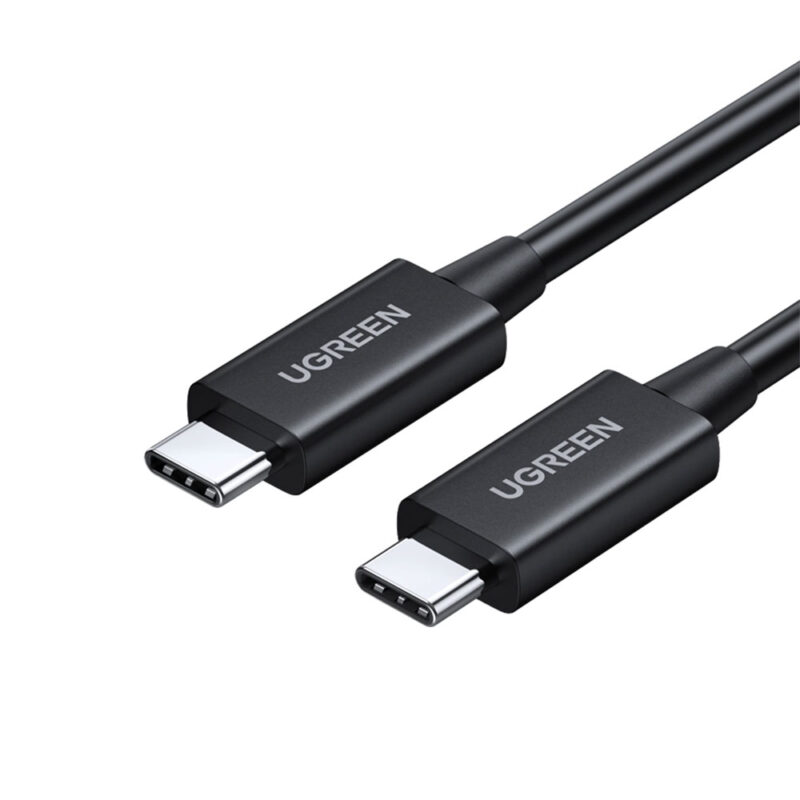 Cabo de Dados Ugreen Usb C Macho 8k-40Gbps 2Metros Preto
