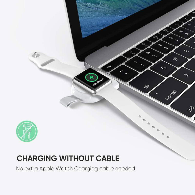 Carregador Sem Fio Ugreen Modulo p/Apple Watch Usb A  Branco
