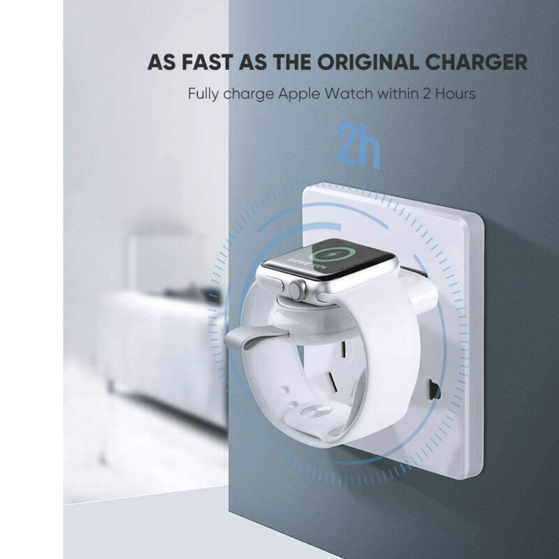 Carregador Sem Fio Ugreen Modulo p/Apple Watch Usb A  Branco