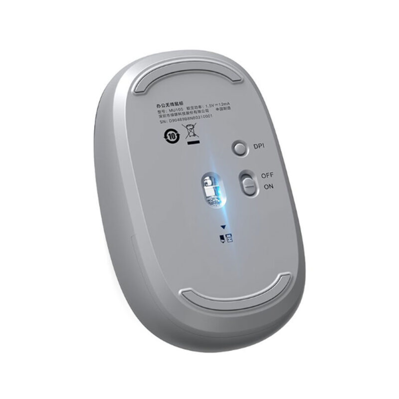 Mouse Sem Fio Ugreen Sensor 2400dpi Wireless 2,4G Cinza
