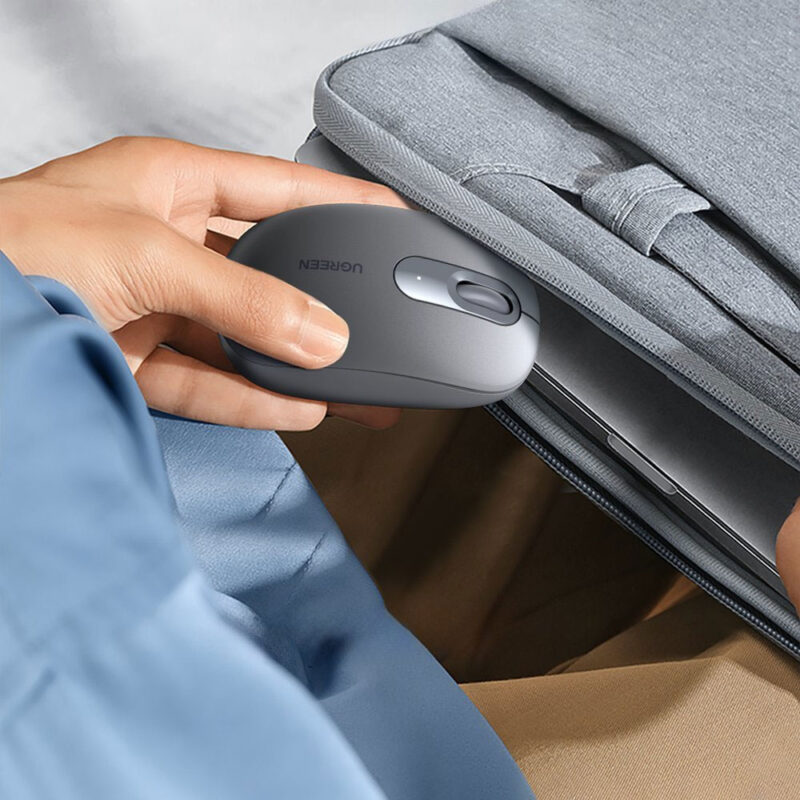 Mouse Sem Fio Ugreen Sensor 2400dpi Wireless 2,4G Cinza
