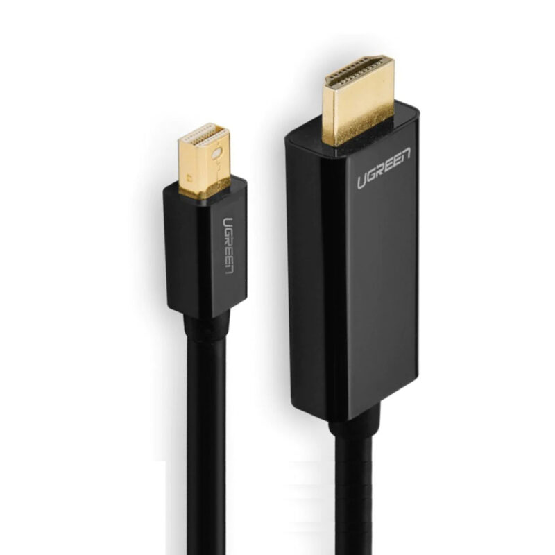 Cabo Vídeo Ugreen Mini DisplayPort p/Hdmi 4K 1.5M Preto