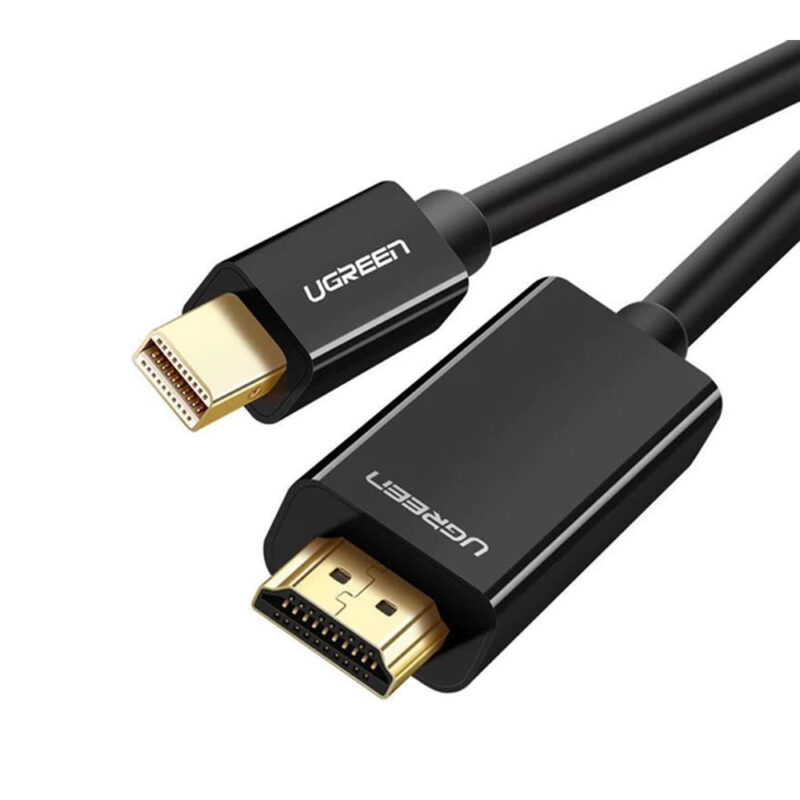 Cabo Vídeo Ugreen Mini DisplayPort p/Hdmi 4K 1.5M Preto