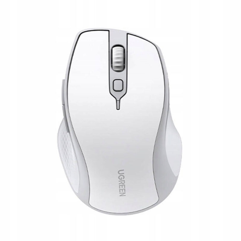 Mouse Bluetooth SemFio Ugreen Sensor 4000Dpi 2,4G Branco