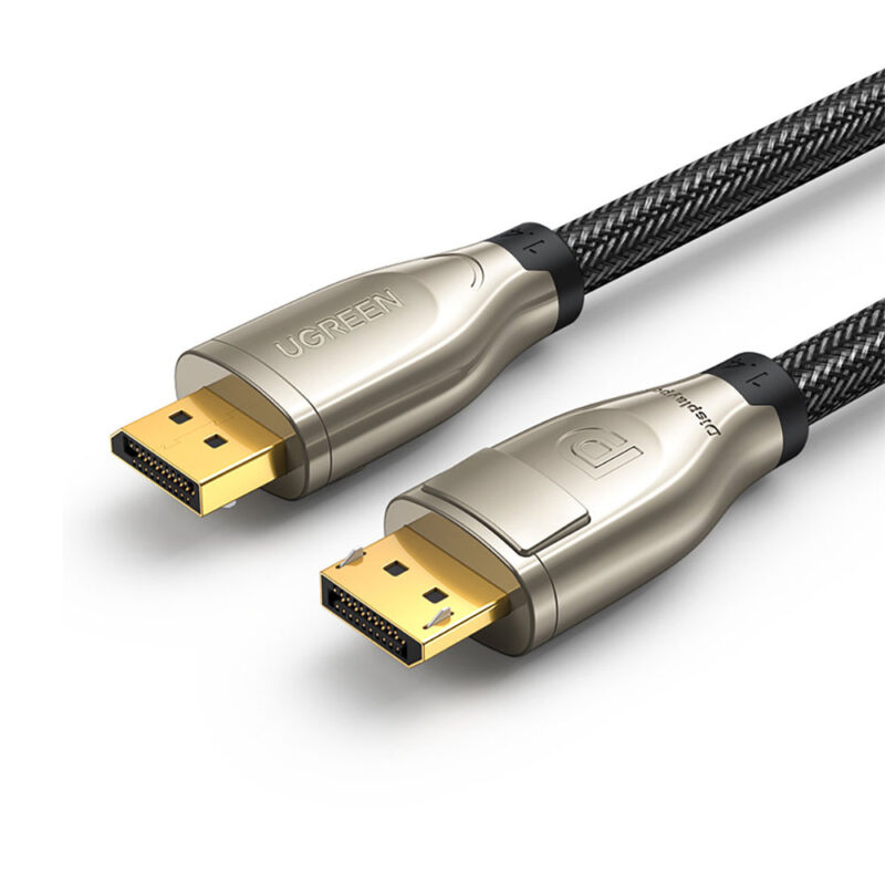 Cabo DisplayPort 1.4 Vídeo Ugreen 8k60Hz Macho 2 M Preto
