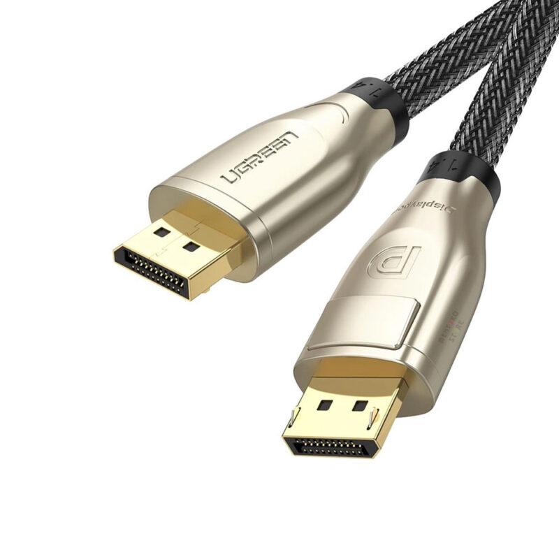 Cabo DisplayPort 1.4 Vídeo Ugreen 8k60Hz Macho 2 M Preto
