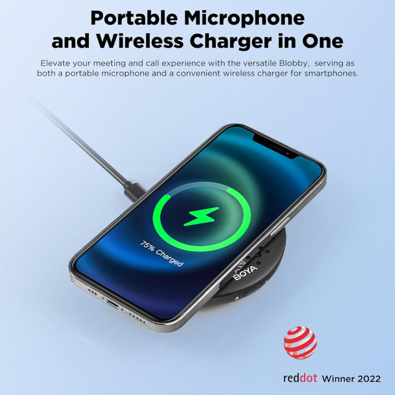Microfone Usb Boya Blobby p/Conferência Reuniões Preto