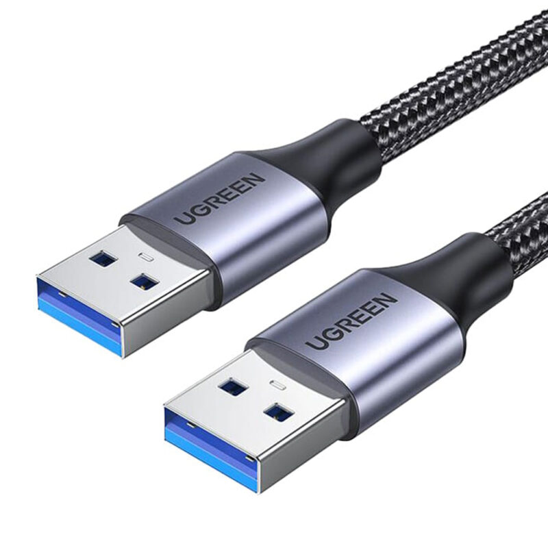 Cabo Usb 3.0 Tipo A Ugreen Macho/Macho 0.5 Metro Preto