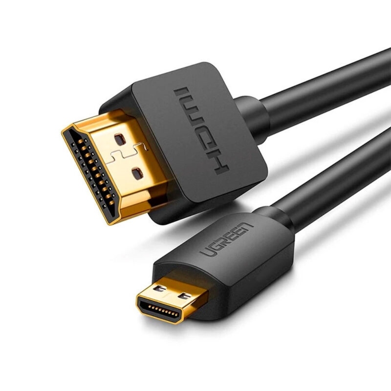 Cabo de Vídeo Ugreen Micro Hdmi p/Hdmi Macho 1.5M Preto