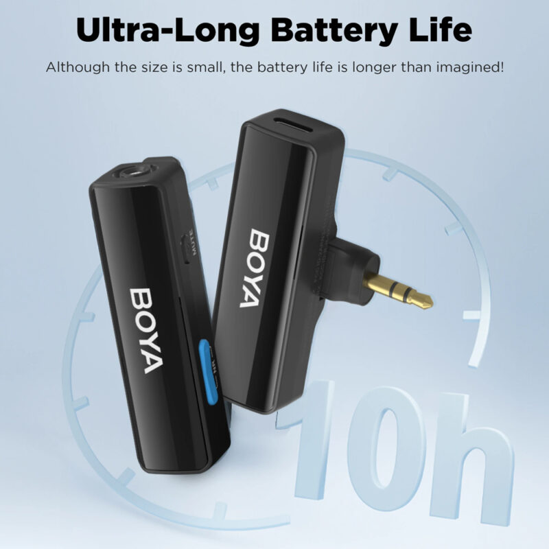 Microfone Lapela Boya Boyalink A2 Android/Ios 3.5mm Preto
