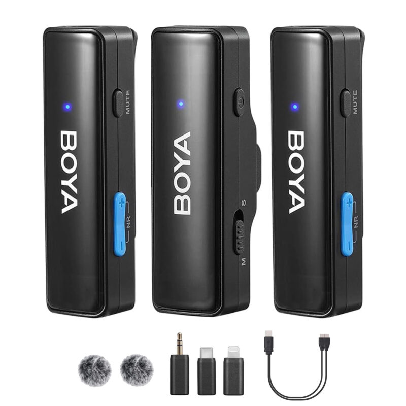 Microfone Lapela Boya Boyalink A2 Android/Ios 3.5mm Preto