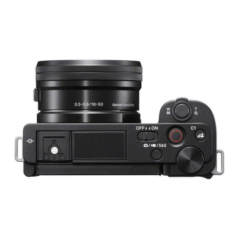 Câmera Fotográfica Sony Zv-e10l e Lente PZ 16-50mm Preta