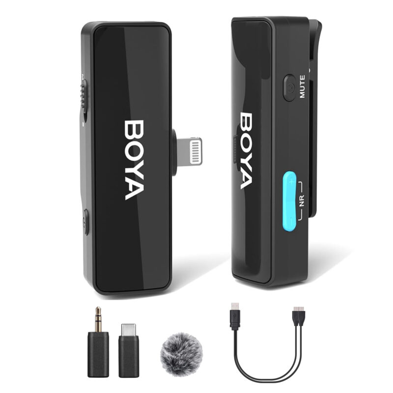 Microfone Lapela Boya Boyalink A1 Android/Ios 3.5mm Preto