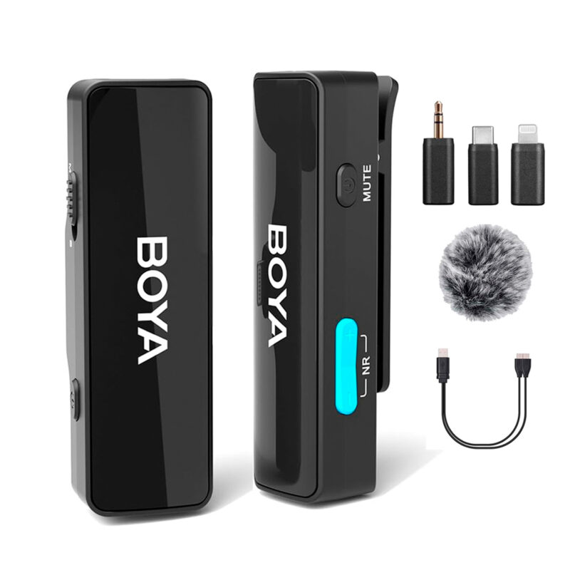 Microfone Lapela Boya Boyalink A1 Android/Ios 3.5mm Preto