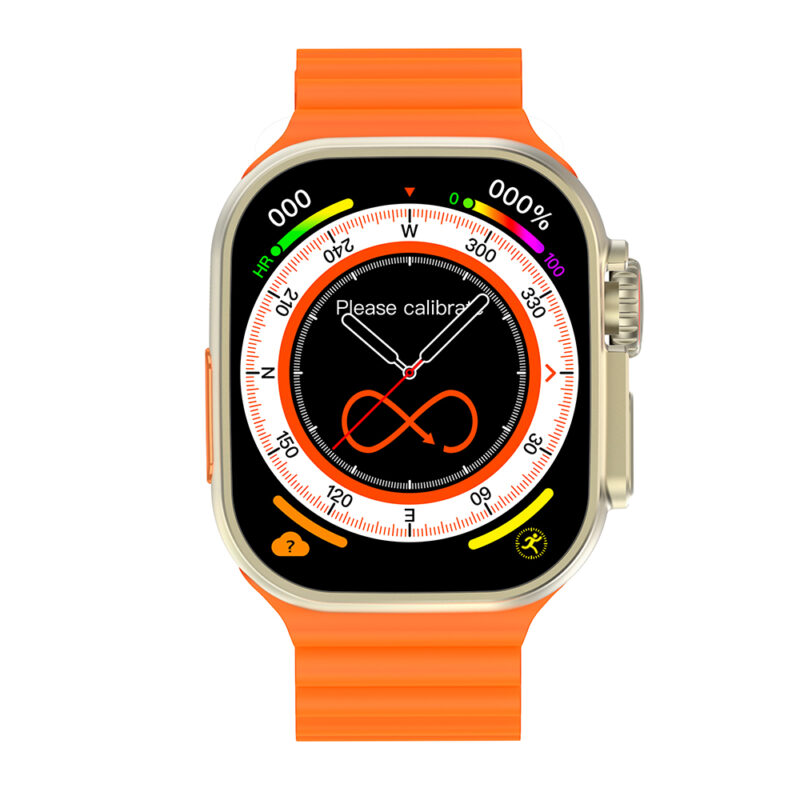 Relógio Smartwatch Zwear Zl90 Chamadas Bluetooth Laranja