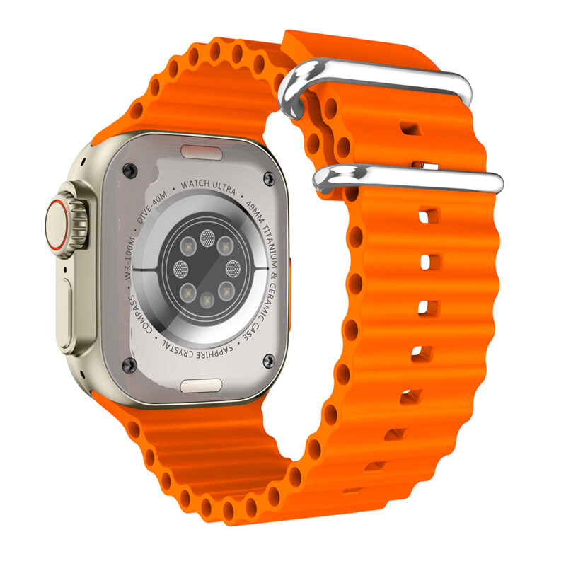 Relógio Smartwatch Zwear Zl90 Chamadas Bluetooth Laranja