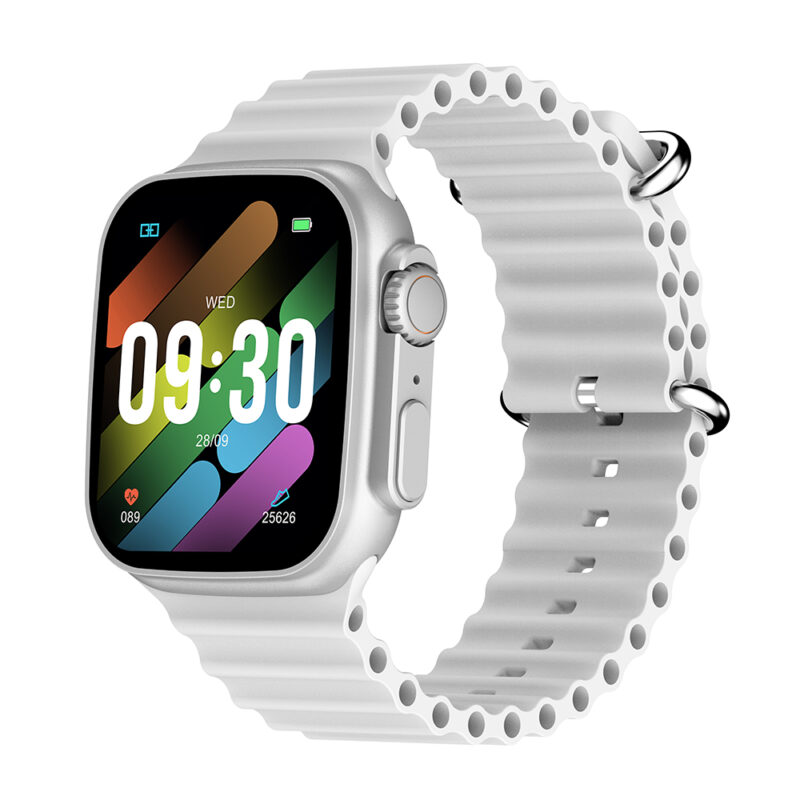 Relógio Smartwatch Zwear Zl65 Chamadas BT Cinza/Branco