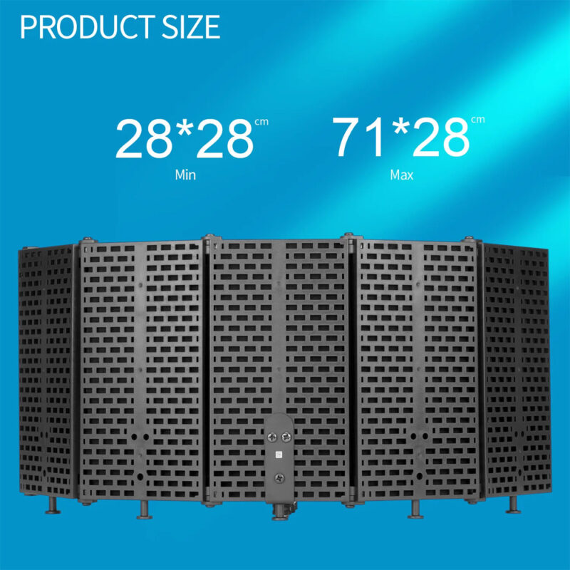 Painel Isolamento Acústico Boya Byrf5p p/microfone Preto