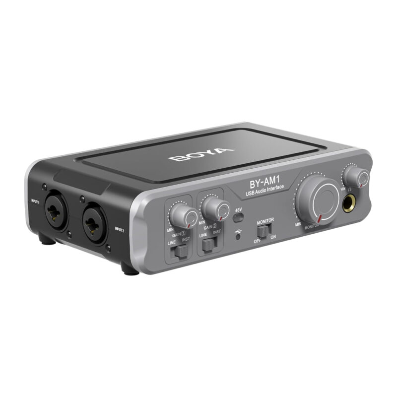 Mixer de Áudio Boya By-Aam1 para Microfone Xlr Preto