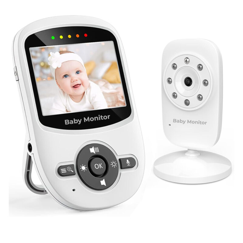 Babá Eletrônica Baby Monitor Câmera 2.4Ghz Tela 2.4 pol.