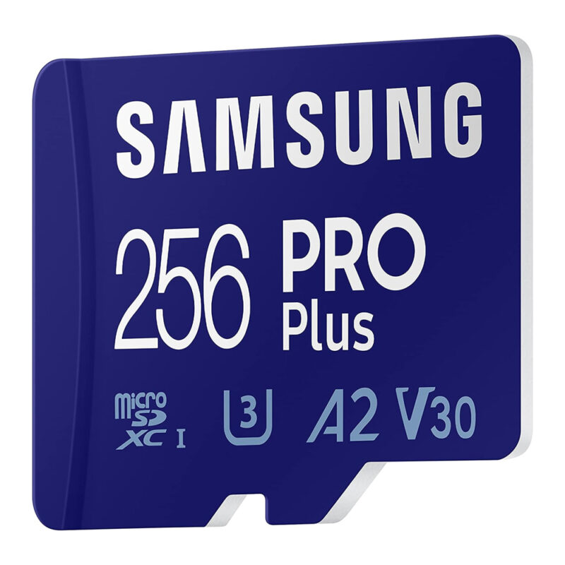 Cartão Memória Samsung 256gb MicroSd Pro Plus e Adap Usb