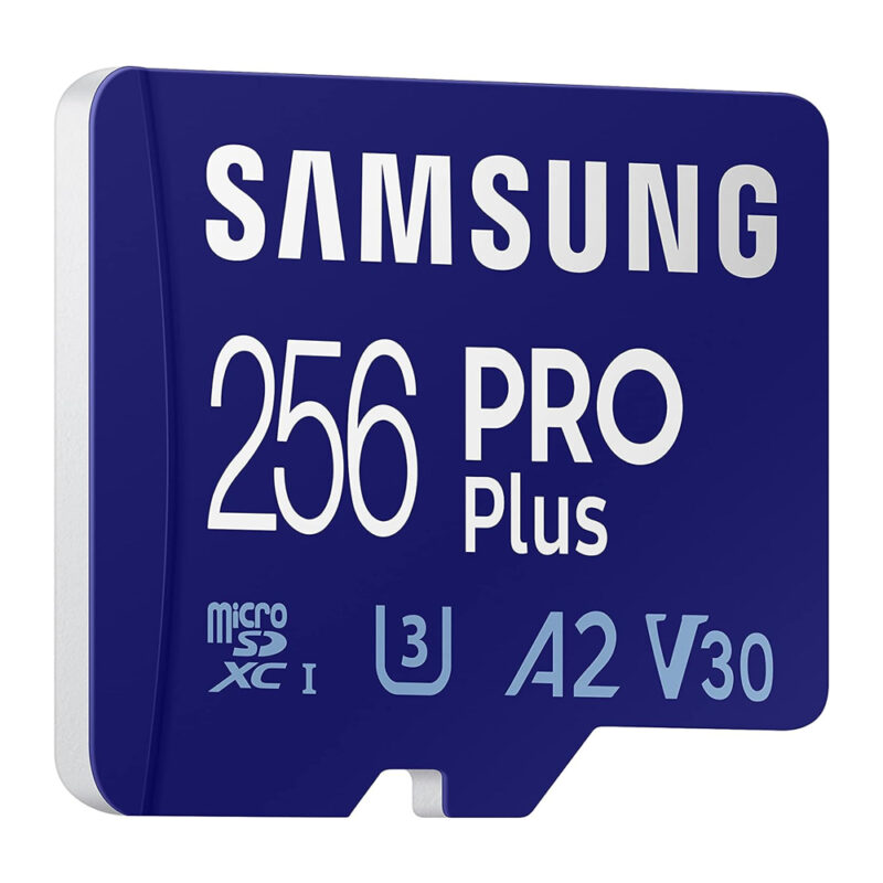 Cartão Memória Samsung 256gb MicroSd Pro Plus e Adap Usb