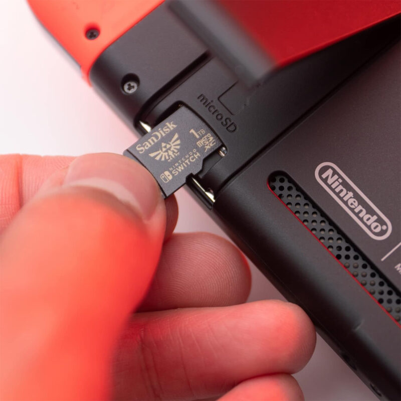 Cartão de Memória Sandisk 1Tb para Nintendo Switch Preto
