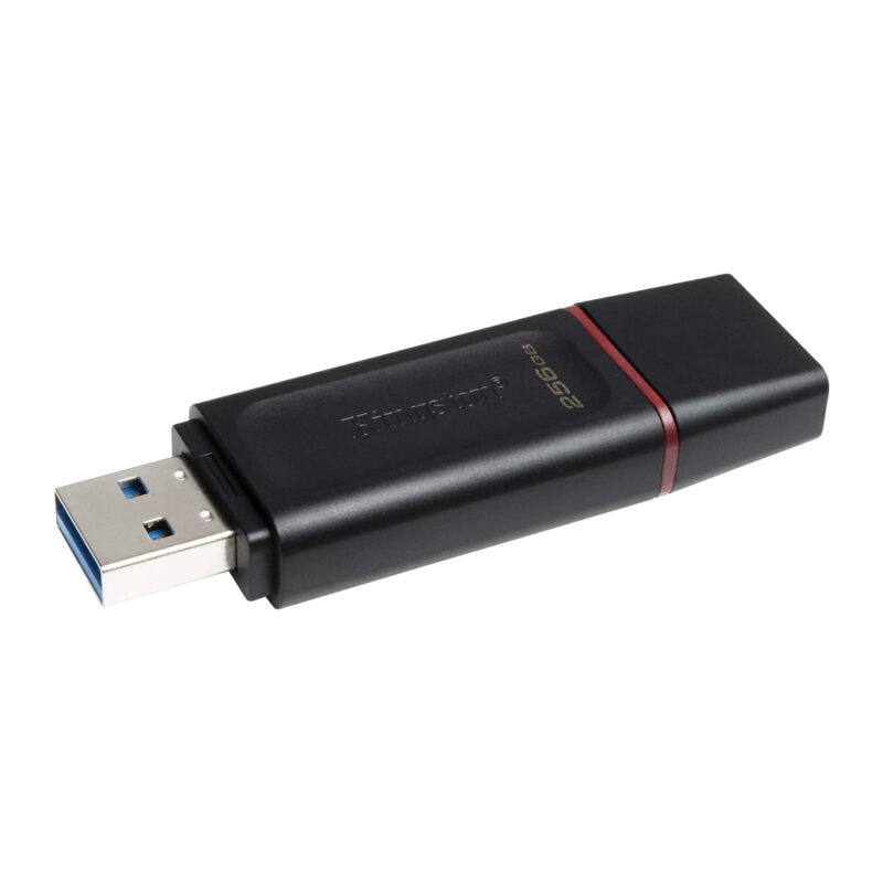 Pendrive Kingston 256gb Usb 3.2 Flash Drive Exodia Preto