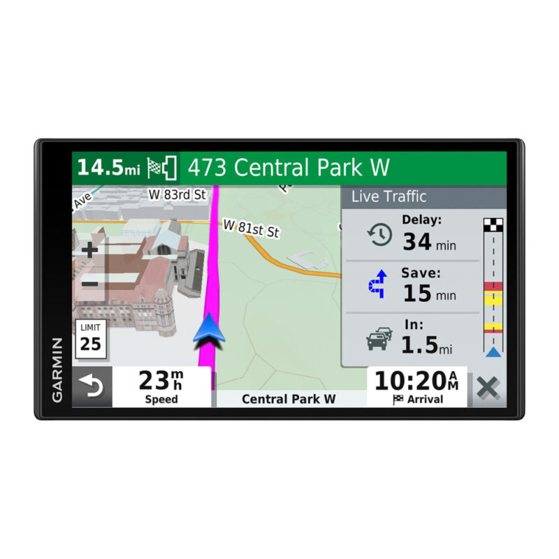 Garmin DriveSmart 65 Tráfego Navegação Tela 6.9pol Preto