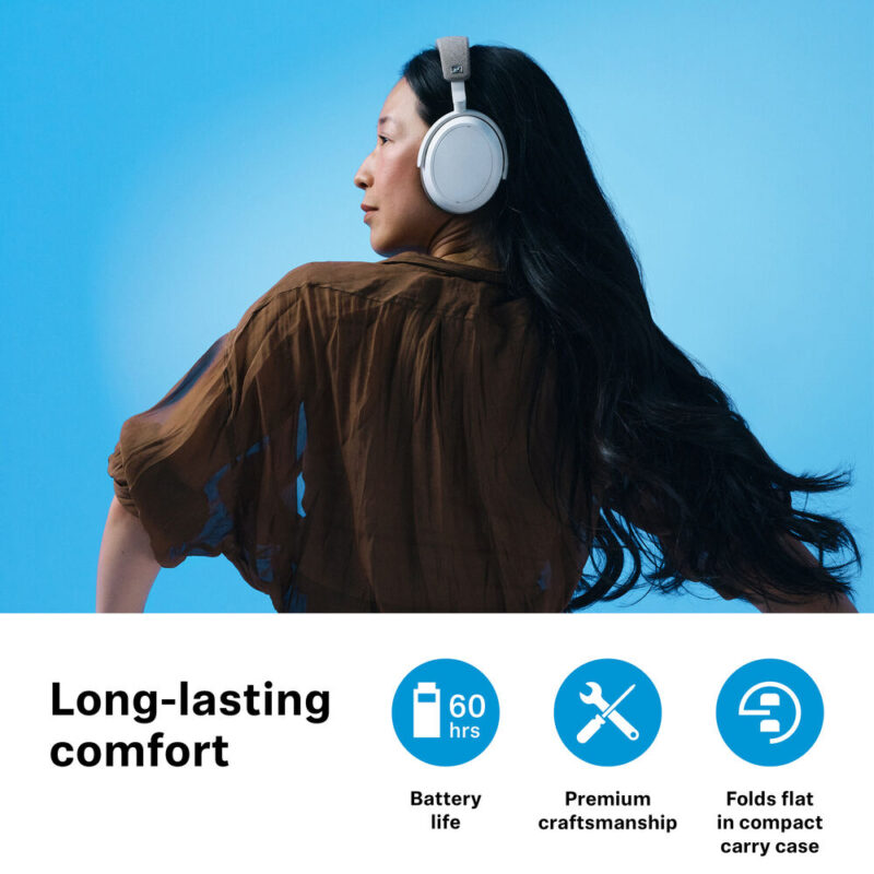 Fone Ouvido Sem Fio Sennheiser Momentum 4 BT 5.2 Branco