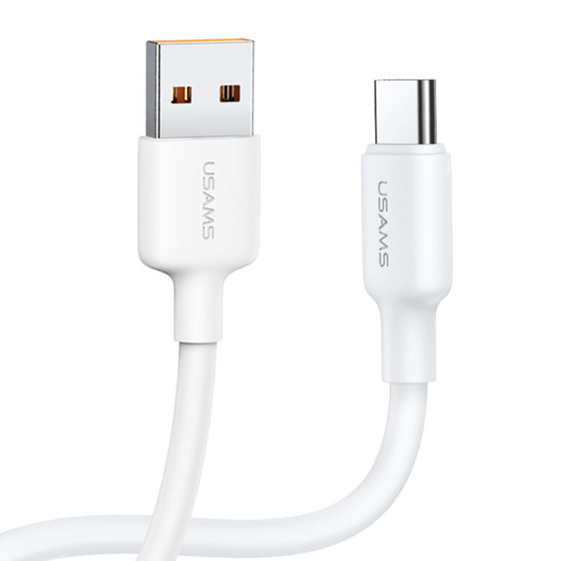 Cabo Usb Usams Tipo A pra Tipo C Máx. 3A 3 Metros Branco