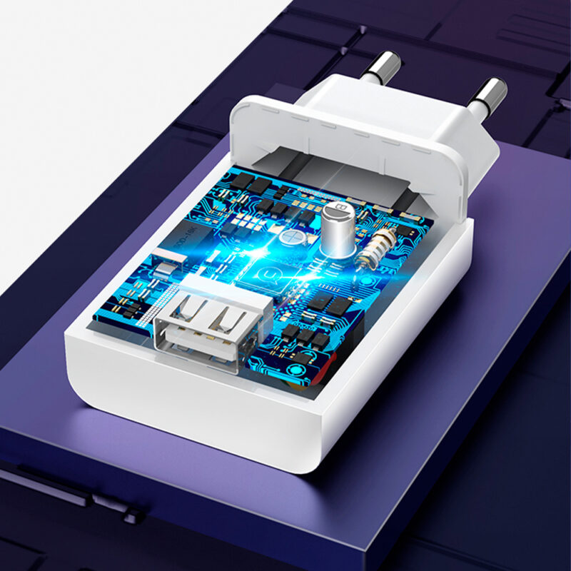 Carregador de Parede Usams 1x Porta Usb A Qc3.0 Branco