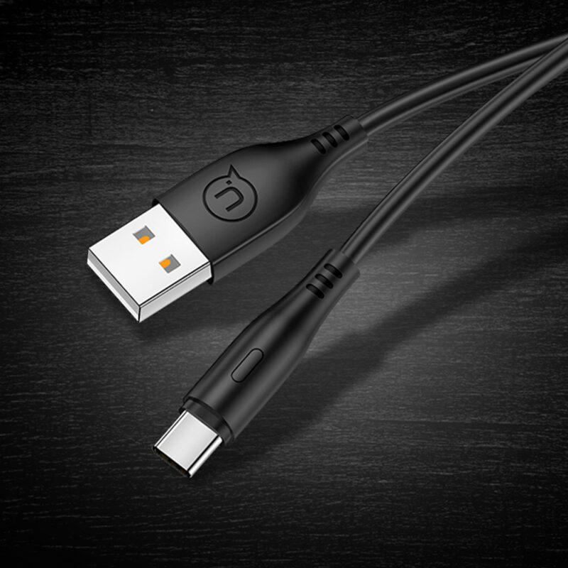 Cabo Usb Usams Usb Tipo A pra Tipo C Máx 2A 1Metro Preto