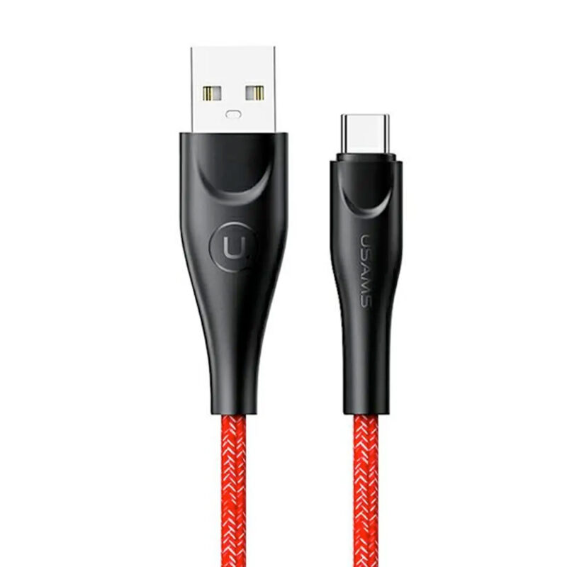 Cabo Usb Usams Usb A pra Usb C Máx. 2A 2 Metros Vermelho