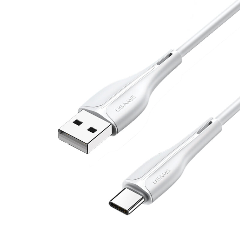 Cabo Usb Usams Usb A para Usb C Max. 2A 1 Metro Branco