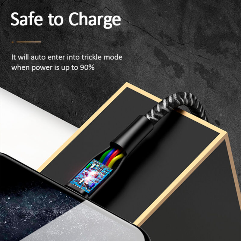 Cabo Usb Usams Usb A pra Lightning Máx. 2A 1 Metro Preto